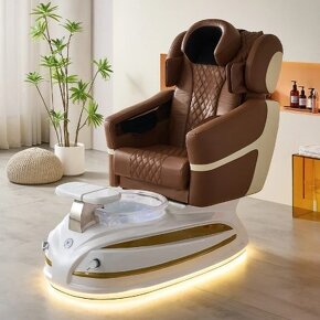 Luxusní masážní pedikúrní křeslo s LED podsvícením - Pedicur - 2