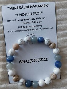 Minerální náramek "cholesterol" - 2