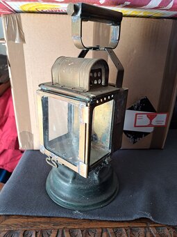 Stará karbidová lampa kolem roku 1900 - 2