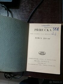 Jawa 250 Předválečná - A1 Stav - Manuál k jízdě.. - 2