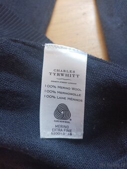 Svetr/rolák Charles Tyrwhitt 100% Merino Wool - 2