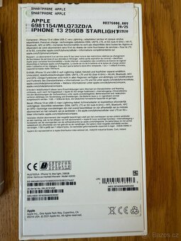 iPhone 13, 256 GB s přísl. - 2
