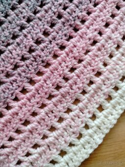 Zimní háčkovaný šátek - 2