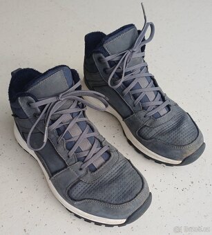 Dětské zimní turistické nepromokavé kožené boty velikost 39 - 2