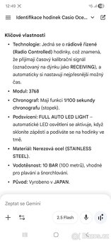 CASIO OCEANUS 3768 OCW-520 - 2