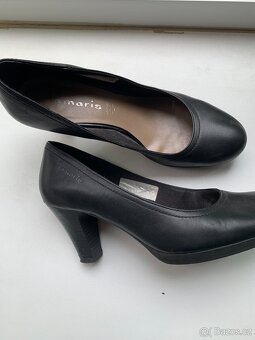 černé kožené lodičky zn. Tamaris - vel. 38 - 2