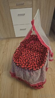 Postýlka pro panenky s nebesy - 2