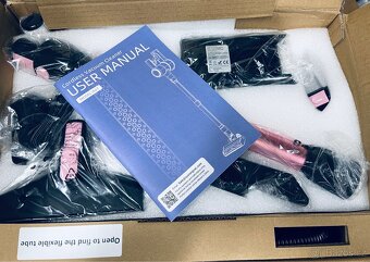 Aku vysavač růžový s černou - 2