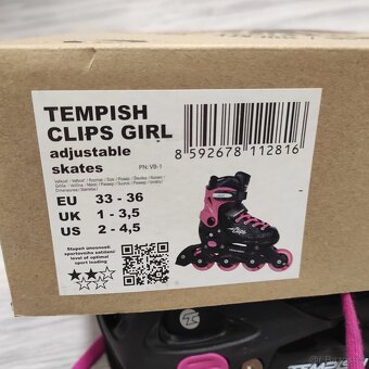 Prodám dívčí in-line brusle. - 2