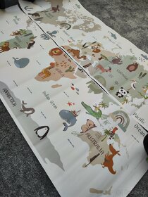 Dětská samolepka na zeď Mapa světa - 2