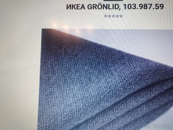 IKEA Gronlid- potah- nový - 2