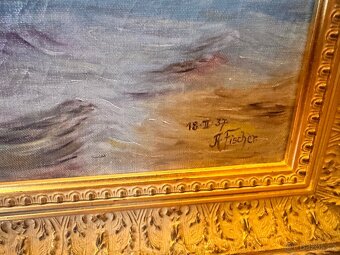 Obraz olejomalba,Julius Fischer - 2