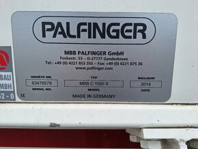 Hydraulické čelo Palfinger rv2014 - 1500kg - 2