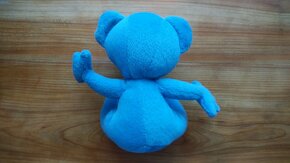 Nový modrý medvěd, medvídek, méďa Béďa - pěkná hračka maskot - 2