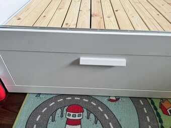 Rozkládací postel ikea brimnes 80x200 az 160x200 - 2