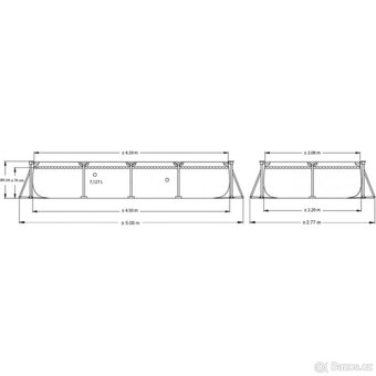 Bazén 450x220x84 - 2