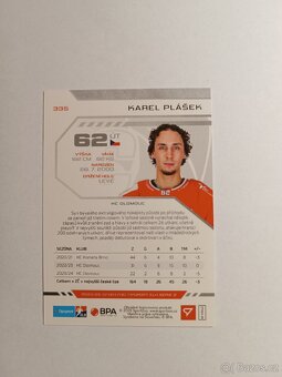 Hokejová kartička ELH Tipsport Karel Plášek - 2