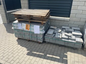 Dlažba Towntop 6cm bíločerná - cca 14m2 - 2