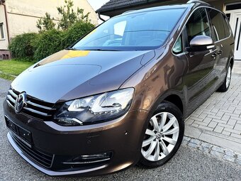VOLKSWAGEN SHARAN 2.0TDI BIXENONY,PANORAMA,KAMERA,KŮŽE,TAŽNÉ - 2