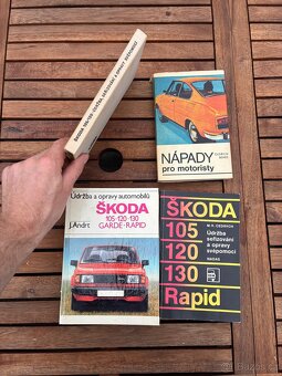 knihy škoda 105, 120, rapid a další - 2