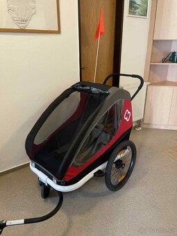 🚲 Pronájem cyklovozíku Hamax iXplorer (pro 2 děti) - 2