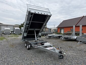 Přívěsný vozík 354x185cm,hydraulicky sklopný 3-strany,3500kg - 2