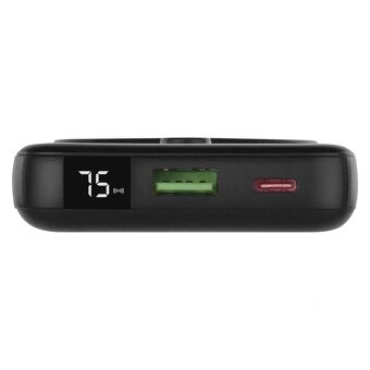 Powerbanka EMOS WI 1023D, 10 000 mAh, 22,5 W+Wireless, černá - 2