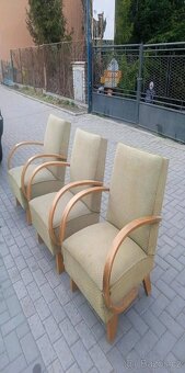 3 Křesla Halabala - 2