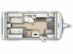 Obytný přívěs Fendt Apero 495 SG nový skladem - 2