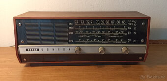 Staré retro rádio Tesla Kankan 437A - 2
