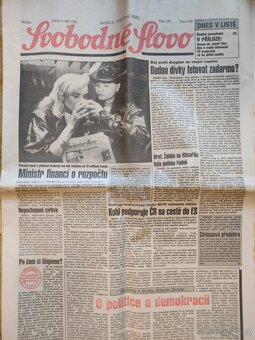 Staré noviny Svobodné Slovo - 2