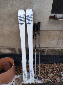 Dětské lyže Rossignol + hůlky - 2