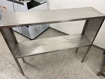 nerezový regál - 2