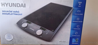 indukční vařič dvouplotýnkový - 2
