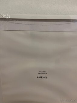 Dřevěný rámeček bílý 50x50cm - 2