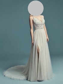 Svatební šaty MAGGI SOTTERO .Model CHARLENE velikost UK 10. - 2