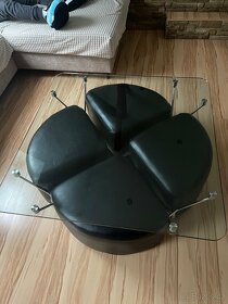 Konfetencni stolek s taburety - 2