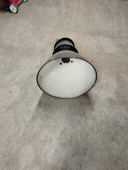 Smaltovaná retro lampa - 2