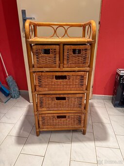 Proutěná komoda / skříňka - 2