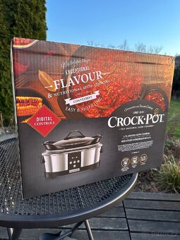 Pomalý hrnec CrockPot černý nerez - 2
