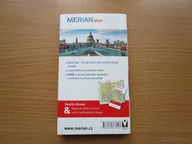 Kniha Londýn, včetně 2 map - 1 vyjímatelná, vše o Londýně - 2
