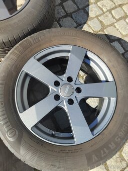 Prodám alu 17 Dezent 5x112 ET 38 Tiguan letní 215/65/17 - 2