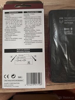 Vědecká Kalkulačka SHARP + kryt ZDARMA - 2