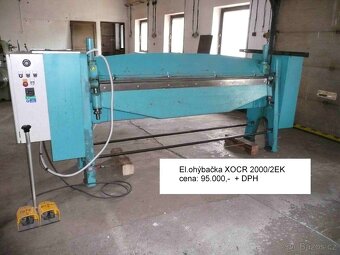 Elektrická ohýbačka plechů XOCR 2000/2EK - 2