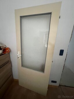 Dveře 80 prosklené retro 1970 levé pravé původní - 2