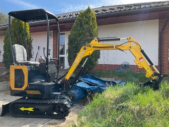 Bagr HN12C, minibagr 900 kg, pásový bagr - 2