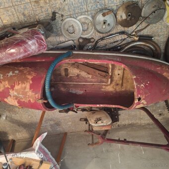 Jawa 250 kývačka + sidecar + rám 350/361 (projekt) - 2
