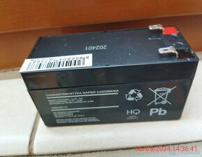 Akumulátor 12V, 1,3Ah,gelový - 2