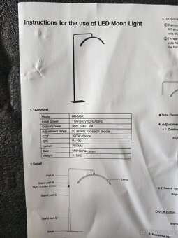 LED oblouková lampa HD-M6X – stmívatelná - 2