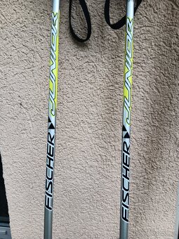 Běžky KAZAMA 140cm šupiny +hůlky +boty 35 - 2